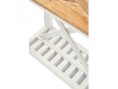 Chassigny side table w shelf 160x46
