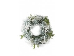 A Frosty Snow Wreath 100cm