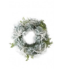 A Frosty Snow Wreath 100cm