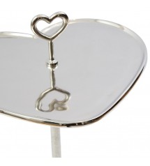Lovely Heart Adjustable End Table