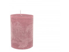 Ludo Candle Ø10X15 Coralred