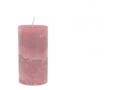 Lars Candle Ø7X15 Coralred