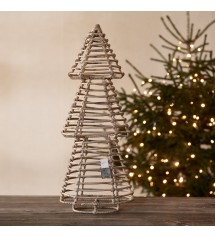 Rustic Rattan Pretty Christmas Tree M