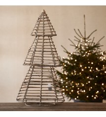 Rustic Rattan Pretty Christmas Tree L