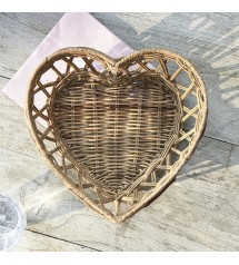 Rustic Rattan Lovely Bread Basket