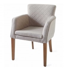 Waverly Dining Chair, Linen Flax