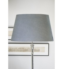 Classic Linen Lampshade Grey 42x55