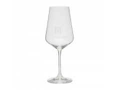 RM Monogram White Wine Glass