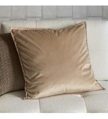 RM Velvet Pillow Cover flax 60x60