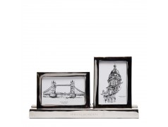 RM Double Photo Frame silver 10x15