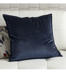 RM Velvet Pillow Cover blue 60x60