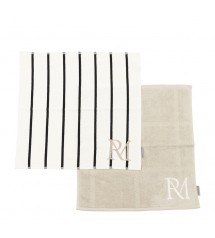 RM Stripes&Check Kitchen Towel 2pcs