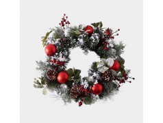 Classic NY Christmas Wreath 65 cm