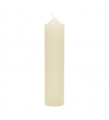 RM Rustic Pillar Candle white 7x30