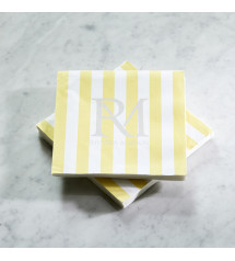 RM Yellow Stripes Paper Napkin