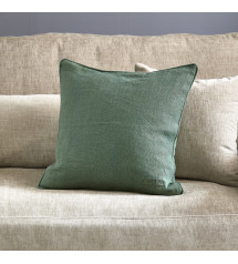 Verona Linen Pillow Cover green 50x50