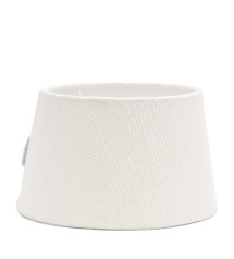 Structured Linen Taper Lampshade white 25x15