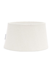 Structured Linen Taper Lampshade white 30x17