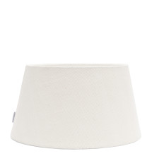 Structured Linen Taper Lampshade white 45x25