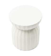 Sintra End Table, dia 35 cm, pure white