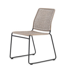 Portofino Outdoor Stackable Dining Chair Graphite