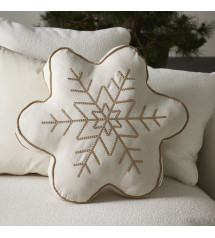 Wonderful Snowflake Box Pillow