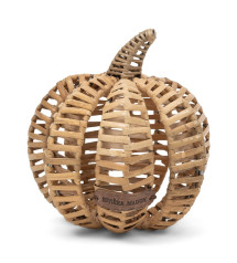 Rustic Rattan Decoration Pumpkin M