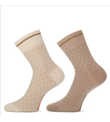 MarcMarcs Alix bamboo ladies short sock 2-pack